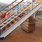 cruise ship corner guards stairs