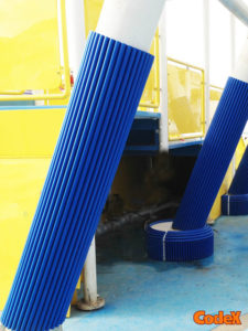 cruise ships pillars padding covers